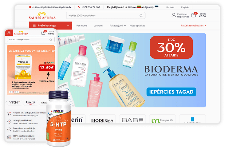 From Outdated to Outstanding: Rebuilding Saules Aptieka for Modern eCommerce